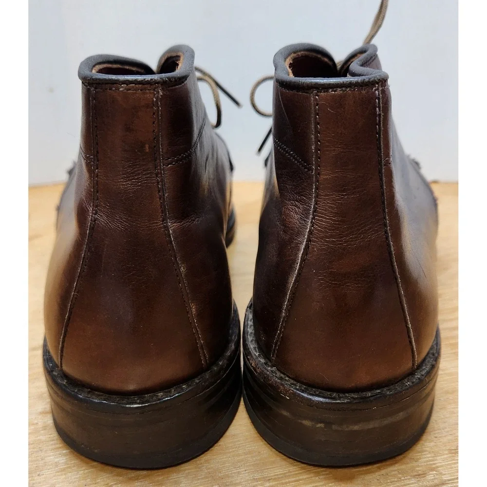 Allen Edmonds Malvern Brown Leather Chukka Boots Mens 10.5 D 9161 USA Made